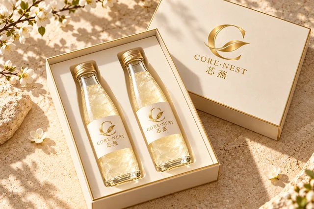 CORE·NEST two-bottle bird’s nest gift box